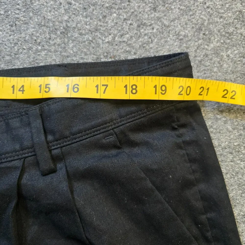 Banana Republic Pants Womens Size 20 Black Linen Blend Wide Leg Pleated Capsule
